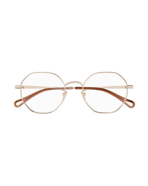 Chloé Black Ch0215Oa 003 Optical Frames Metal Geometric