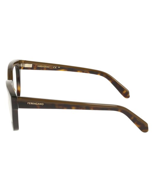 Ferragamo Black Sf3023 338 Optical Frames Acetate Squared Normal