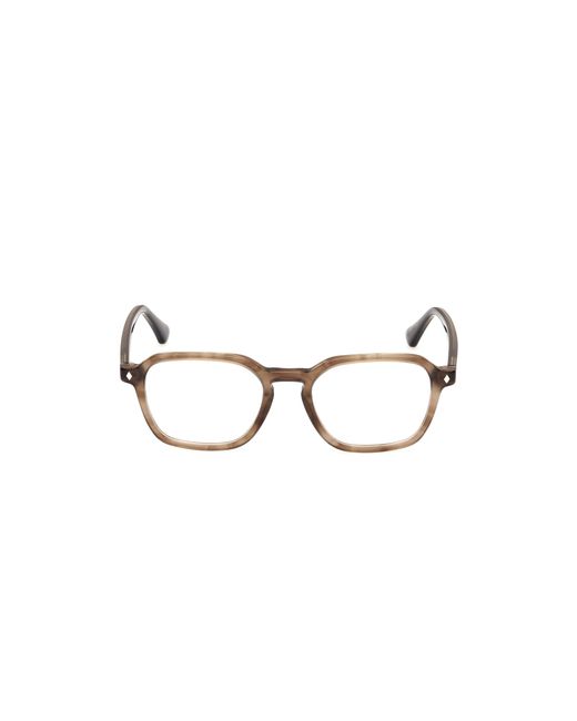 Web Black We5428 051 Optical Frames Acetate Geometric Normal for men