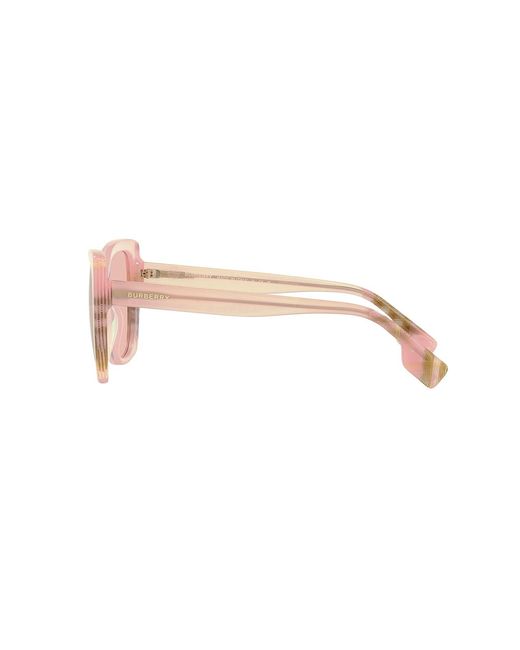 Burberry Pink Be4393 Meryl 4052/5 Sunglasses Acetate Cat Eye Normal