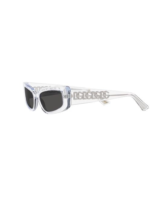 Dolce & Gabbana Black Dg4445 313387 Sunglasses Acetate Cat Eye Normal