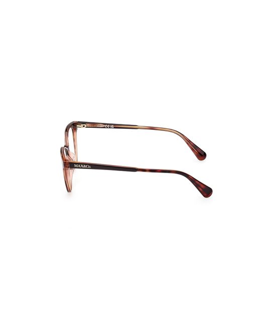 MAX&Co. Black Mo5115 055 Optical Frames Injected Round Normal