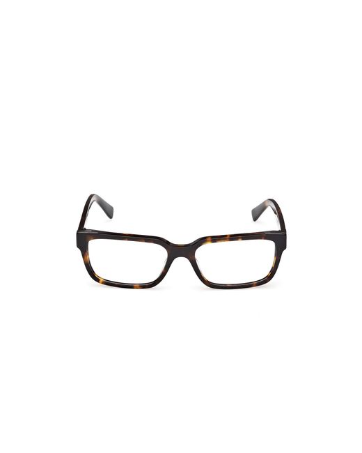 Guess Black Gu50329 052 Optical Frames Acetate Squared Normal for men