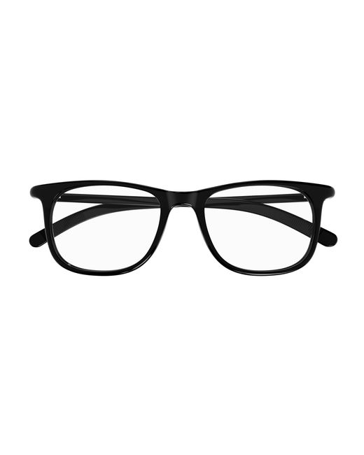 Montblanc Black Mb0351O 002 Optical Frames Transparent Squared for men