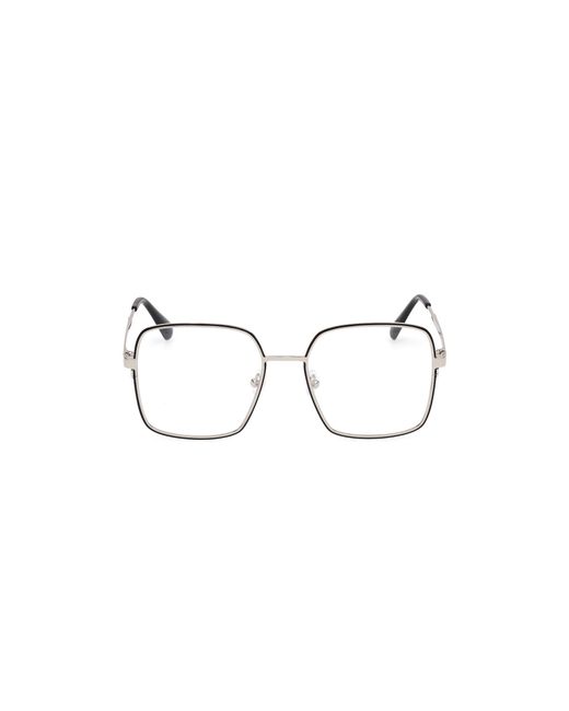 MAX&Co. Black Mo5166 005 Optical Frames Metal Squared Normal