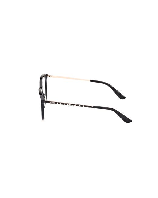Guess Black Gu50171 001 Optical Frames Metal Cat Eye Normal