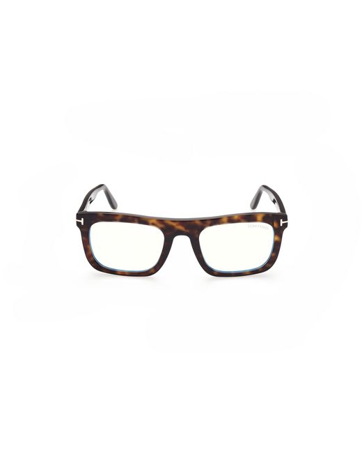 Tom Ford Black Ft5757-B 052 Optical Frames Acetate Squared Normal for men