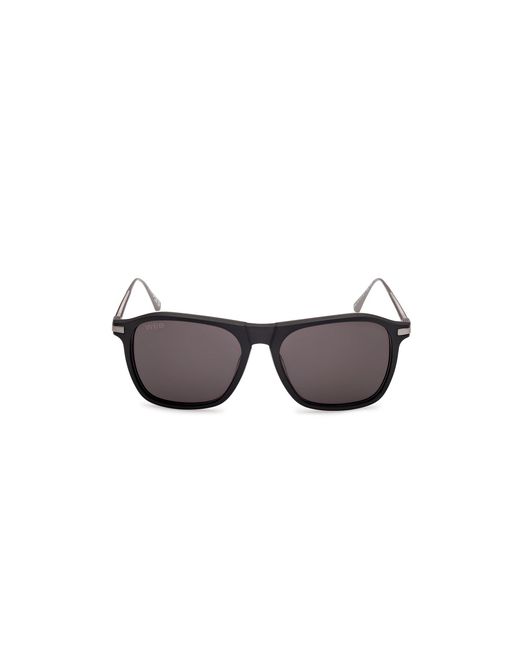 Web Black We0386 02A Sunglasses Acetate Smoke Squared Normal