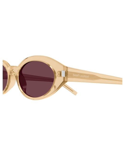Saint Laurent Black Sl 567 007 Sunglasses Acetate Round