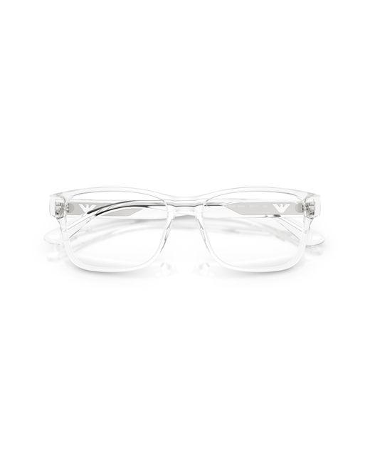 Emporio Armani Black Ea3239 6344 Optical Frames Acetate Squared Normal for men