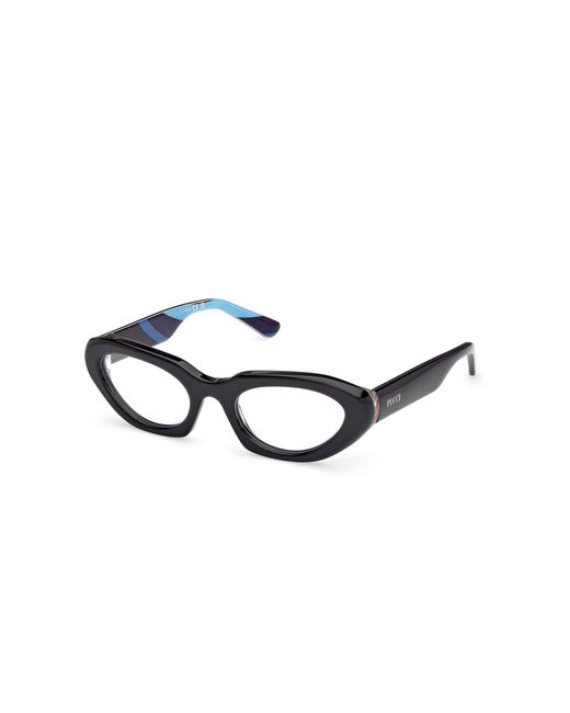 Emilio Pucci Black Ep5271 005 Optical Frames Acetate Cat Eye Normal