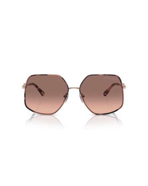Michael Kors Black Mk1127J Empire Butterfly 110813 Sunglasses Metal Geometric Normal Shaded