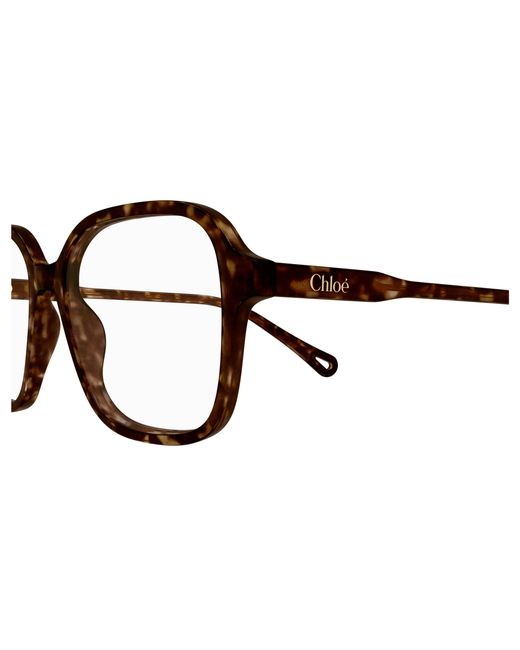Chloé Black Ch0313O 002 Optical Frames Acetate Transparent Squared