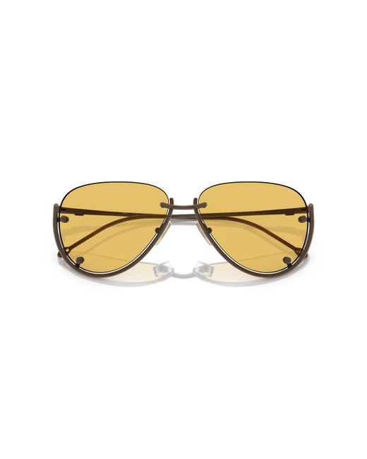 DIESEL Black Dl1003 105/85 Sunglasses Metal Pilot Normal
