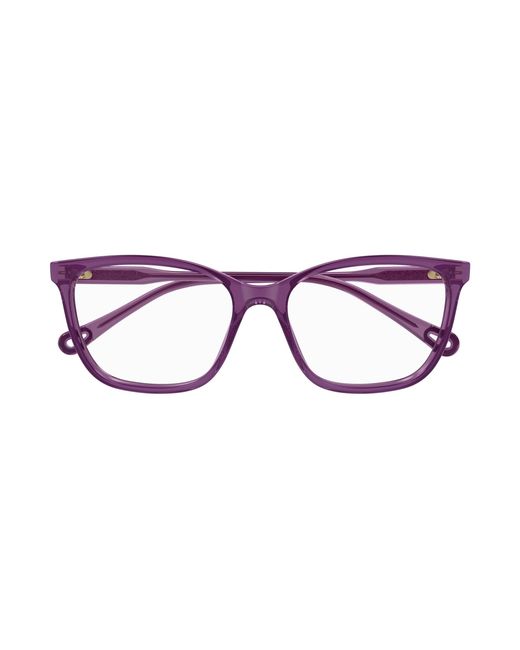 Chloé Black Ch0318O 004 Optical Frames Acetate Transparent Squared