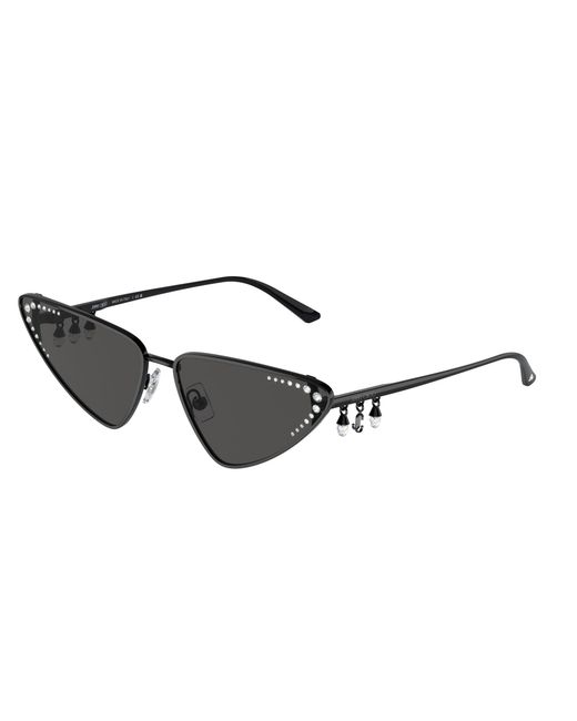 Jimmy Choo Black Jc4001B 300087 Sunglasses Metal Cat Eye Normal