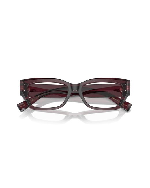 Dolce & Gabbana Black Dg3387 3045 Optical Frames Acetate Transparent Squared Normal