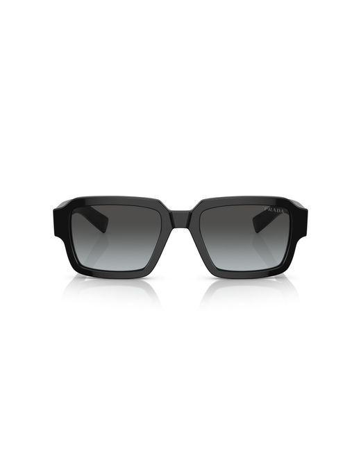 Prada Black Pr 02Zs 1Ab06T Sunglasses Acetate Squared Normal Shaded for men