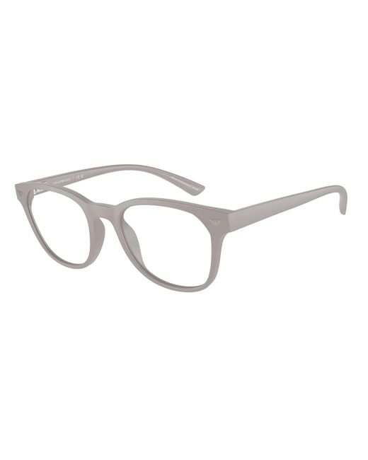 Emporio Armani Black Ea3240U 6100 Optical Frames Injected Transparent Pantos Normal for men