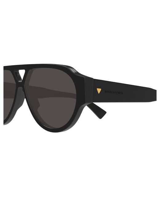 Bottega Veneta Black Bv1318S 001 Sunglasses Acetate Pilot for men