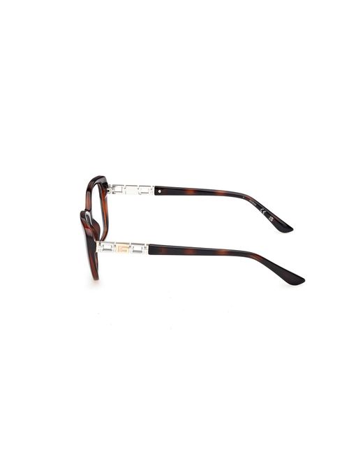 Guess Black Gu50358 052 Optical Frames Acetate Squared Normal