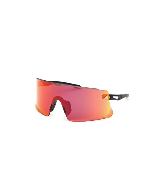 Adidas Originals Red Sp0100 Adidas Dunamis Pro 02L Sunglasses Injected Mask Normal for men