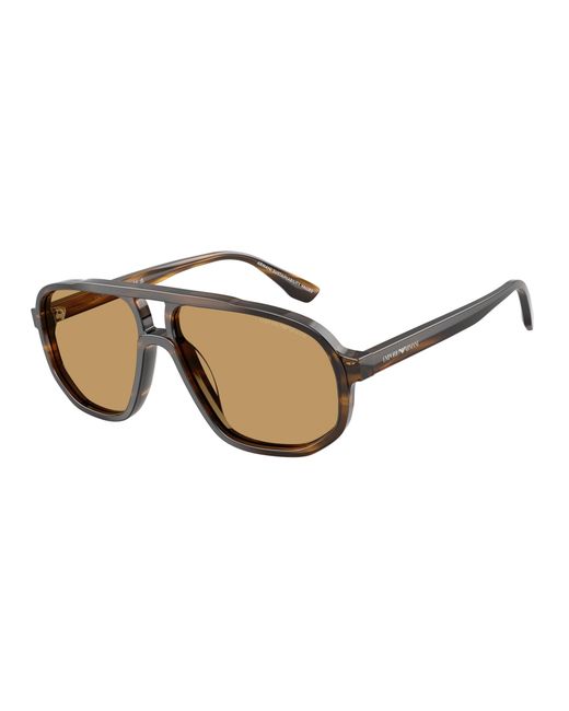 Emporio Armani Black Ea4263U 632673 Sunglasses Acetate Pilot Normal for men