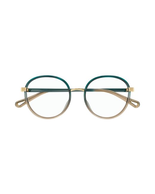 Chloé Black Ch0033O 006 Optical Frames Injected Transparent Round