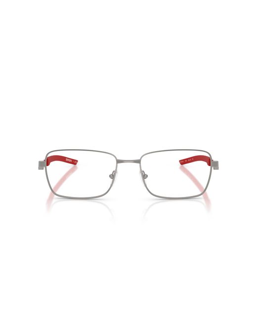 FERRARI SCUDERIA Black Fz7010 104 Optical Frames Metal Squared Normal for men