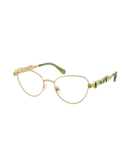 Swarovski Black Sk1024 404G Optical Frames Metal Cat Eye Normal