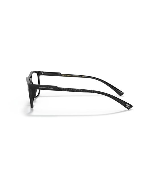 Dolce & Gabbana Black Dg5062 2525 Optical Frames Nylon Transparent Squared Normal for men