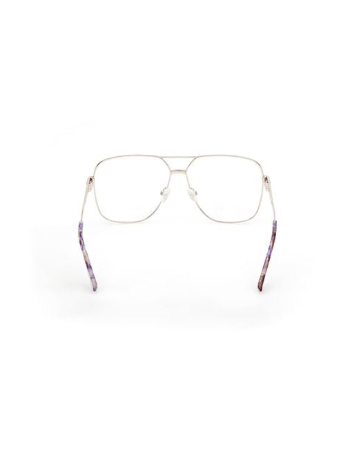 Guess Black Gm50029 033 Optical Frames Metal Squared Normal
