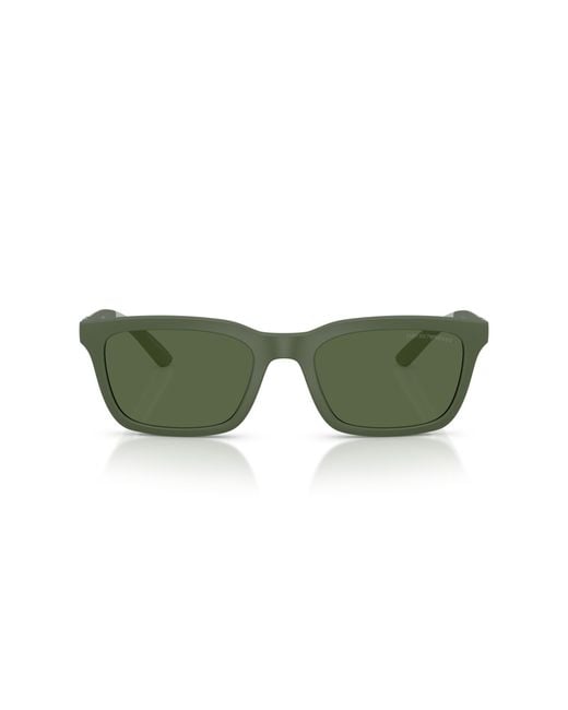Emporio Armani Green Ea4249U 625971 Sunglasses Injected Squared Normal for men