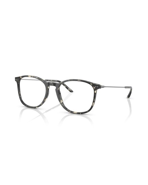 Giorgio Armani Black Ar7160 5873 Optical Frames Acetate Transparent Pantos Normal for men
