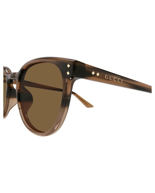 Gucci Black Gg2134Sa 003 Sunglasses Acetate Round for men