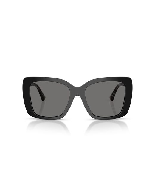 Burberry Black Be4456 416581 Sunglasses Acetate Squared Polarized