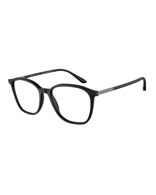 Giorgio Armani Black Ar7236 5042 Optical Frames Acetate Transparent Squared Normal for men