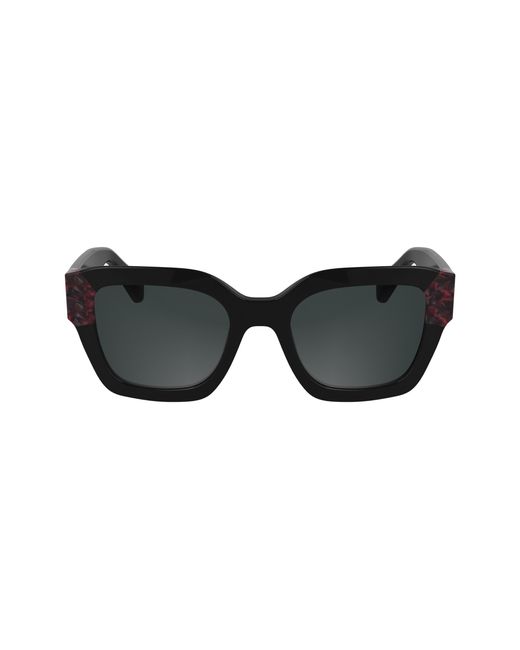 Longchamp Black Lo771S 013 Sunglasses Acetate Squared Normal