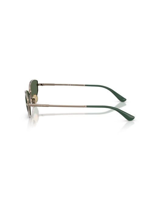 Vogue Eyewear Green Vo4339S 51389A Sunglasses Metal Cat Eye Polarized