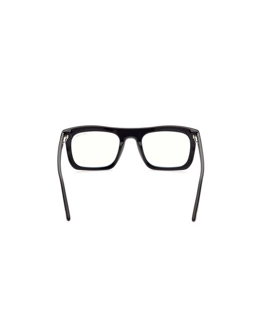 Tom Ford Black Ft5757-B 001 Optical Frames Acetate Squared Normal for men