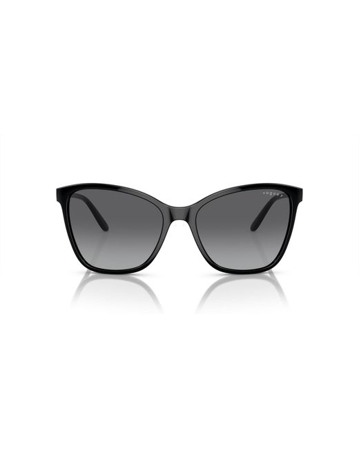 Vogue Eyewear Black Vo5520S W44/T3 Sunglasses Nylon Butterfly Polarized Shaded