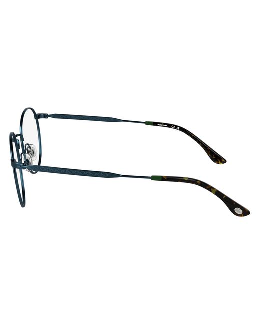 Lacoste Black L2308 035 Optical Frames Metal Squared Normal
