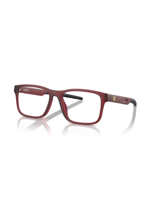 FERRARI SCUDERIA Black Fz8003U 508 Optical Frames Injected Squared Normal for men