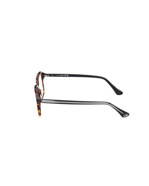 Web Black We5463 056 Optical Frames Acetate Squared Normal for men