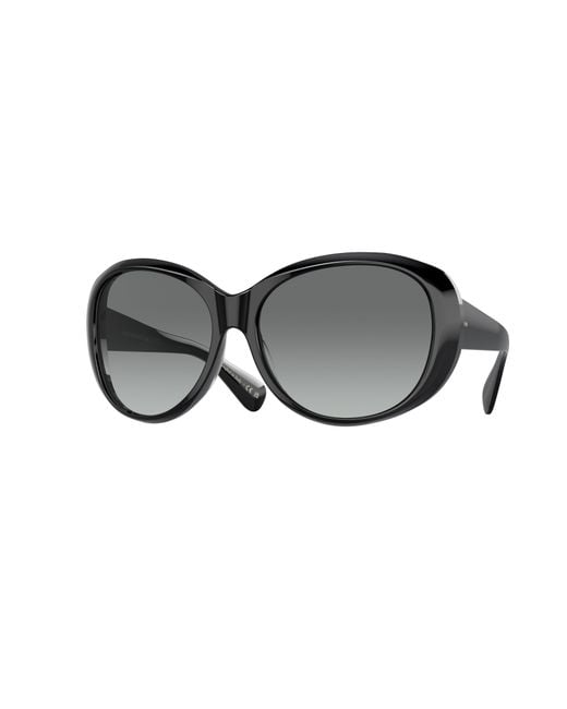 Oliver Peoples Black Ov5551Su Maridan 100511 Sunglasses Acetate Round Normal Nuanced
