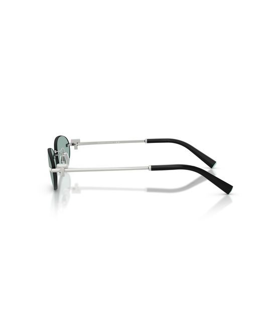 Tiffany & Co Black Tf3119D 600165 Sunglasses Metal Light Round Normal Mirrored