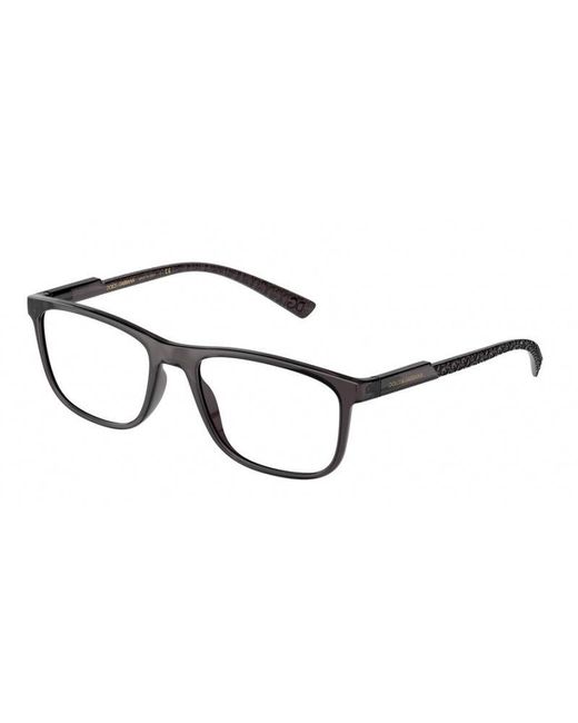 Dolce & Gabbana Black Dg5062 504 Optical Frames Plastic Squared for men