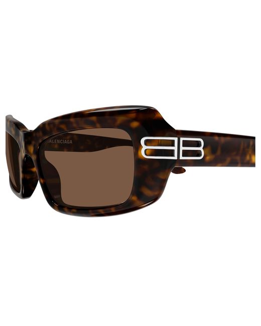 Balenciaga Black Bb0432S 002 Sunglasses Acetate Squared