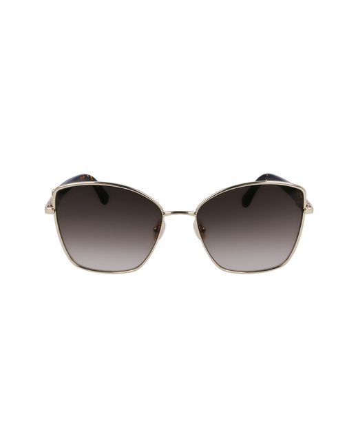 Ferragamo Black Sf312Sr 750 Sunglasses Metal Normal Normal