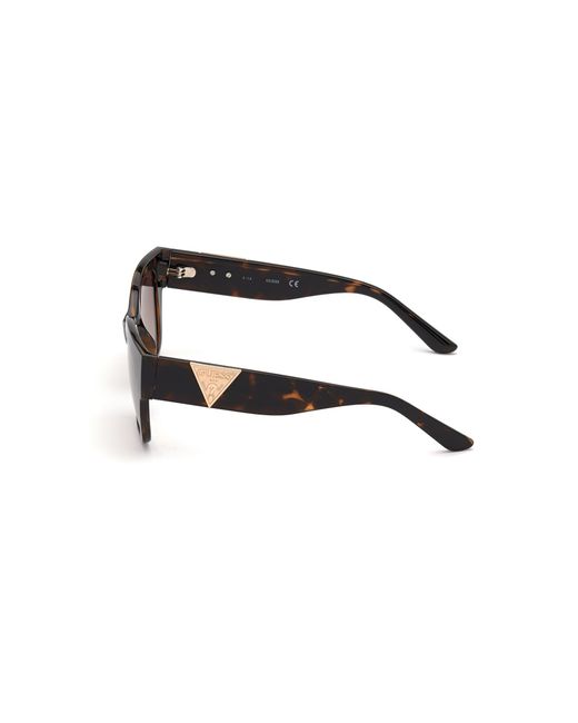 Guess Black Gu7742 52F Sunglasses Injected Squared Normal Shaded